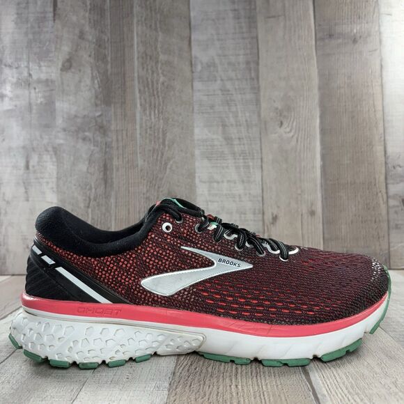 Brooks Ghost 11 Women's Size 10 Running Shoes Athletic Sneakers Black Pink - Picture 7 of 12